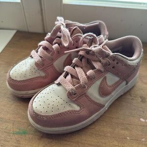 Kids Pink and White Sneakers